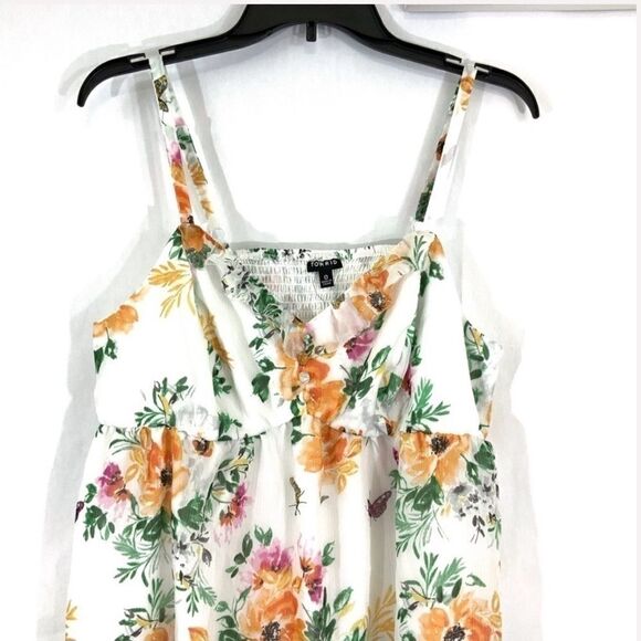 Torrid floral blousy tank size L - Picture 2 of 7